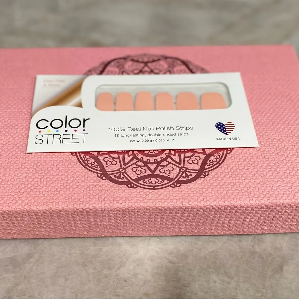 💅🏻HP💅🏻Color Street💅🏻Charleston Blush Polish Strips - Picture 4 of 4